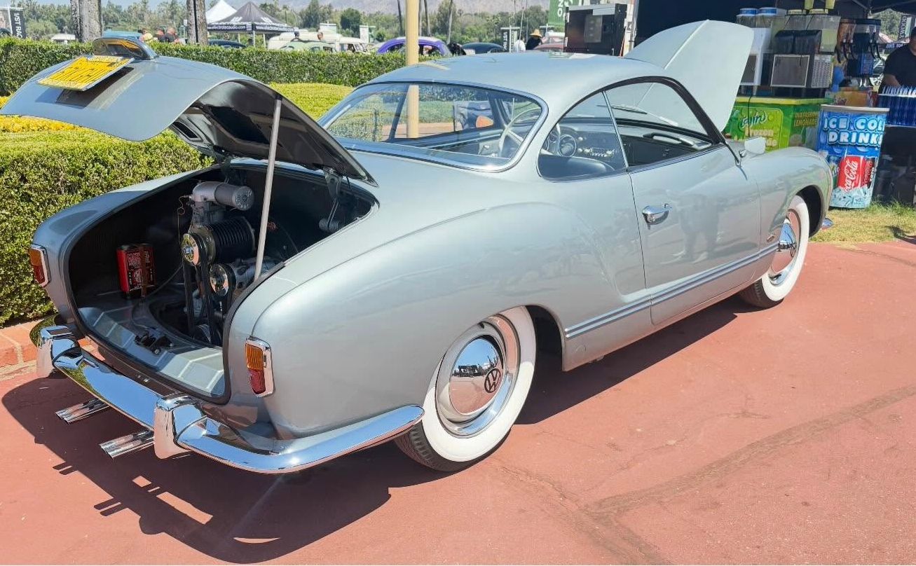 Classic Volkswagen Karmann Ghia at Luft Zeigen Festival